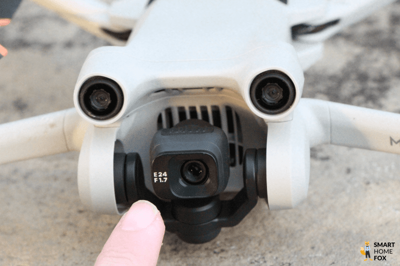 Der 1/1,3″ CMOS Bildsensor mit einer f 1.7 Blende der DJI Mini 3 Pro